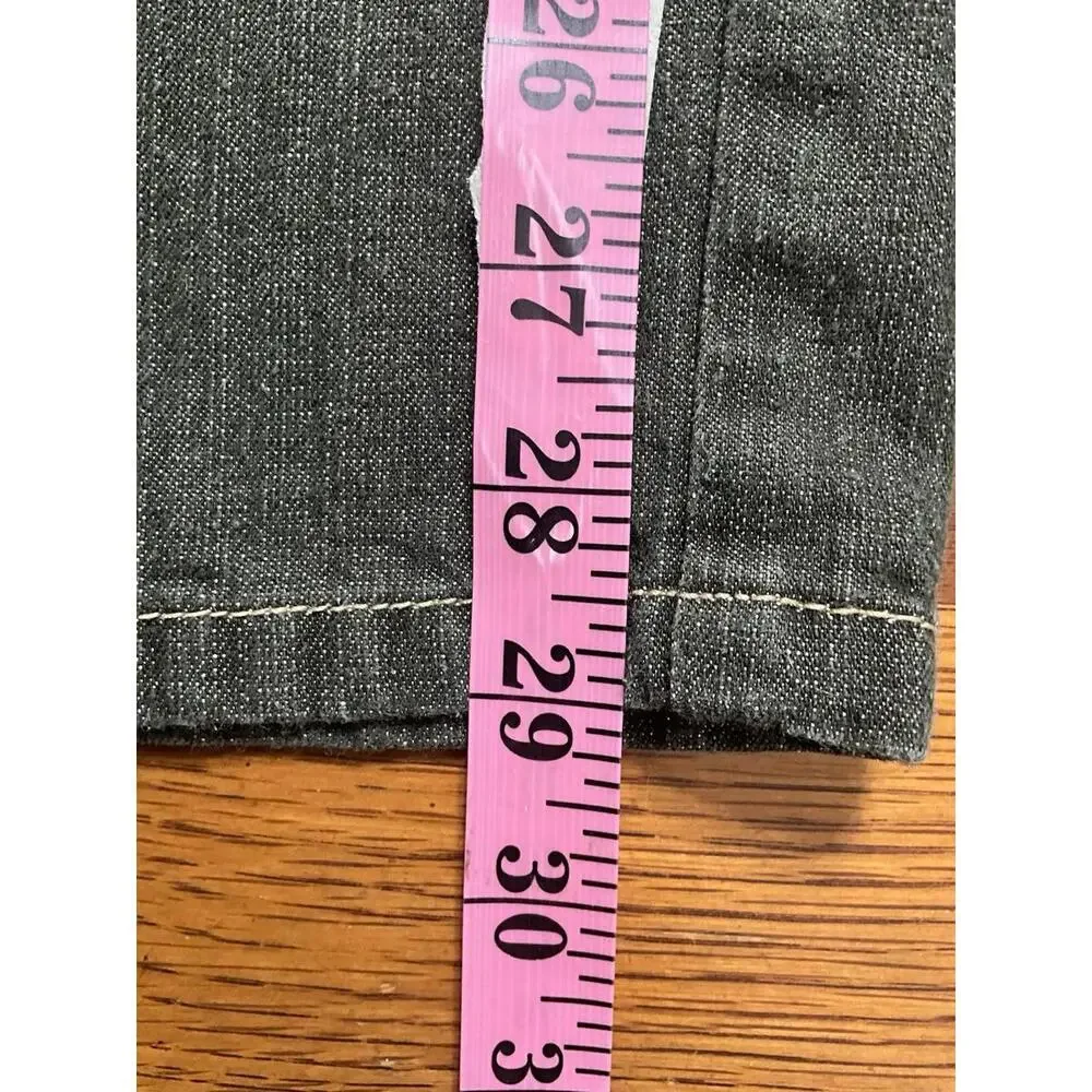 Ruby‎ Rd Jeans Women 12 Green Comfort Stretch Sparkle Fabric Embellished Granny